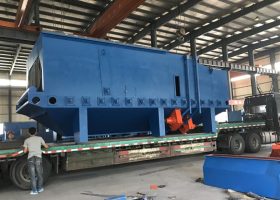 雙節結束，北京豐臺的通過式拋丸機訂單成功發貨~